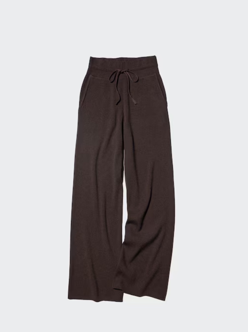 Uniqlo Brown Women’s Knit Ribbed Pants